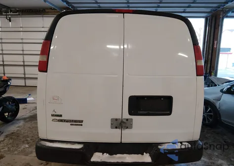 2011 Chevrolet Express 2500 Work Van from USA, damaged, VIN 1GCWGFCA4B1129577